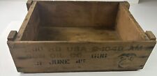 Vintage / Antique Sun Oil Company Sunoco Wooden Shipping Crate Dated 1945 picture