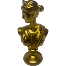 Artemis Greek Goddess gold Bust sculpture statue art décor head Italy bible RARE picture