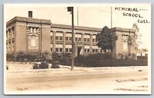 Memorial School Collinwood Cleveland Ohio OH c1920 Real Photo RPPC picture