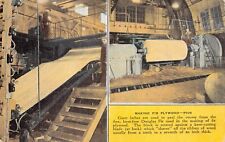 Mount Angel OR Oregon Lumber Logging Industry Factory interior Vtg Postcard B57 picture