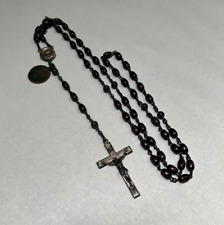 Vintage Catholic Christian Creed Rosary Sterling Silver - original tag Attleboro picture