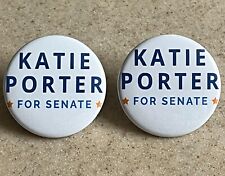 Katie Porter Campaign Buttons, 2-Pack, 1 1/2 inch. picture
