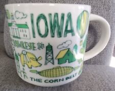 Starbucks 2018 Iowa Hawkeye State Been There Series Coffee Mug Cup 14oz picture