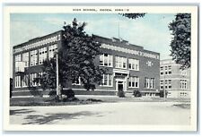 c1930's High School Building Campus Ogden Iowa IA Unposted Vintage Postcard picture