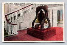 Postcard Libery Bell Philadelphia Pennsylvania PA, Vintage N9 picture