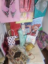 Lot Of Fancy Gift Bags & gift wrapping Supplies Birthdays & More (Non Christmas) picture