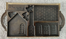 Vintage Cast Iron Mold The Gingerbread House 1985 John Wright Double Sided picture