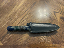 Vintage Rare Explorer Camo Night Raider Made In Japan Knife with Sheath picture