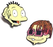 NEW 'Trap Pack' Rugrats Hat Pin Lot Chuckie Lil Yachty & Tommy Gucci Mane Pins picture