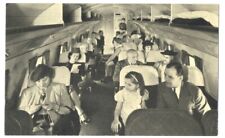UNITED AIRLINES Mainliner Aloft DC-3 Interior ca1935 Airline Issue - Rare picture