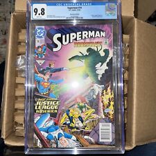 Superman #74 CGC Graded 9.8 DC 1992 Newsstand Edition White Pages Comic Book. picture