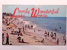 Lovely Wonderful Lake Worth Florida  Postcard picture