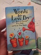 Words To Love By Playing Cards Ways To Cherish Your Child & Keep Your Sanity picture
