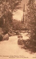 Vintage Postcard Mount Rainier From Kautz Fork Rainier National Park Edward H. M picture