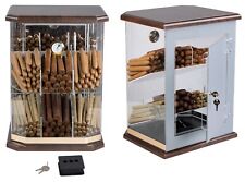 Prestige Import Group Franklin Countertop Acrylic & Wood Display Humidor picture