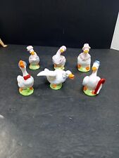 ❤ VTG set 6 anthropomorphic geese goose  See Photos  picture
