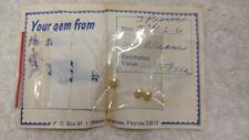 3 Pcs Rare Vtg Weeki Wachee Authentic Cultured Pearl Nice Collectors Piece 1970s picture