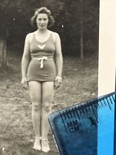 WOMAN in BATHING SUIT Figure 1940 PHOTO .99 CENTS .89 postage Great IMAGE USA picture