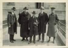 1921 Press Photo Lincoln Memorial Commission members in front of Senate Office picture