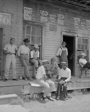 Port Gibson, Mississippi men at drug store Vintage Old Photo 8.5x 11 Reprints picture