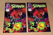 Lot Of 2 Spawn #1 Todd McFarlane NM- 1st Appearance Key (1992 Image Comics) picture