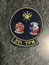 USAF 301ST TACTICAL FIGHTER WING GAGGLE PATCH 80s Rare Vtg Squadron Outlaws picture