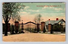 Canandaigua NY-New York, Sonnenberg Entrance, Antique Vintage Souvenir Postcard picture
