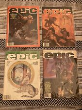 Epic Illustrated Magazines Marvel Comics 1981-1985 - Lot of 4 picture