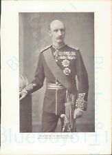 Edwardian Print Field Marshal Sir George White VC Bourne & shepherd calcutta picture