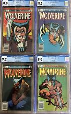 Wolverine Limited Series #1-4 1982 CGC 8.0-9.2 1 2 3 4 NEWSSTAND Editions Miller picture