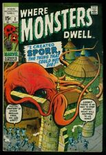 Marvel Comics Where MONSTERS Dwell #2 FN/VFN 7.0 picture