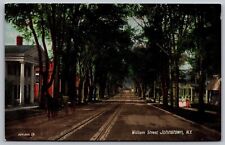 Johnstown New York Scenic Downtown Streetview Horse Carriage DB Postcard picture