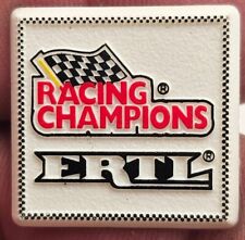 VTG lapel hat pin back button Plastic Racing Champions ERTL WHITE  picture