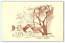 c1970's History Lives At White Pine Village Ludington Michigan MI Postcard picture