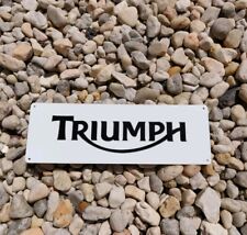 Triumph Motorcycles Motorbike Garage DEALER SERVICE METAL SIGN 4x12 50196 picture