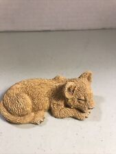 Sandicast Lil’ Snoozers 1989 Hand cast/Handpainted W07 sleeping lion cub retired picture