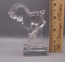 Vintage Heisey Glass Art Deco Horse Figurine picture