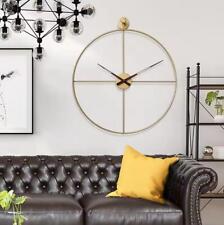 Wall Clock Big Giant Open Face Metal Dial 3d Simple Wall Decoration Round Clocks picture
