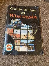 Vintage Guide To Fun In Wisconsin Book Maps Fishing Guide Snowmobiling 1960s picture