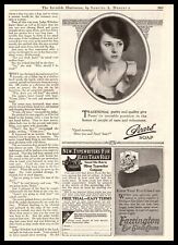 1922 Pears Soap Oliver Typewriter Co Farrington Eye Glass Cases Vintage Print Ad picture