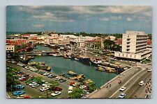 Barbados Bridgetown - DC1 Careenage chrome postcard picture