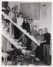 The Brady Bunch 1980's reunion TV movie cast pose on Brady stairs 8x10 photo picture