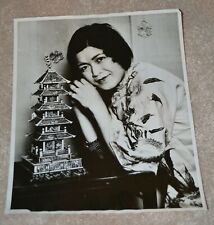 1930 PAGODA FESTIVAL VINTAGE ORIGINAL PHOTO CHINATOWN SAN FRANCISCO MAY CHOW picture