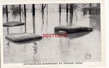 ORANGE MA Automobiles Submerged, publ Tichnor Bros,  c1938 picture