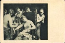 c.1910s DEATH of CLEOPATRA, Nude Women, Snake (Asp) Cleopatra killed herself PC picture