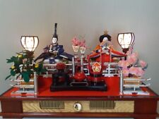 Beautiful Japanese Hina Doll Set with Music Box picture
