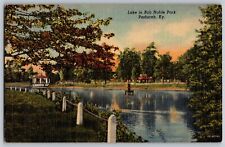 Paducah, Kentucky KY - Lake in Bob Noble Park - Vintage Postcard - Unposted picture