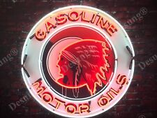 Red Indian Motor Oil Gas 24