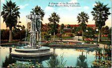 Vtg Beverly Hills Hotel Los Angeles Beverly Hills California CA Postcard picture