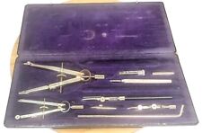 Dietzgen Globe Vintage Drafting Set In Case, Made In Germany, Incomplete picture